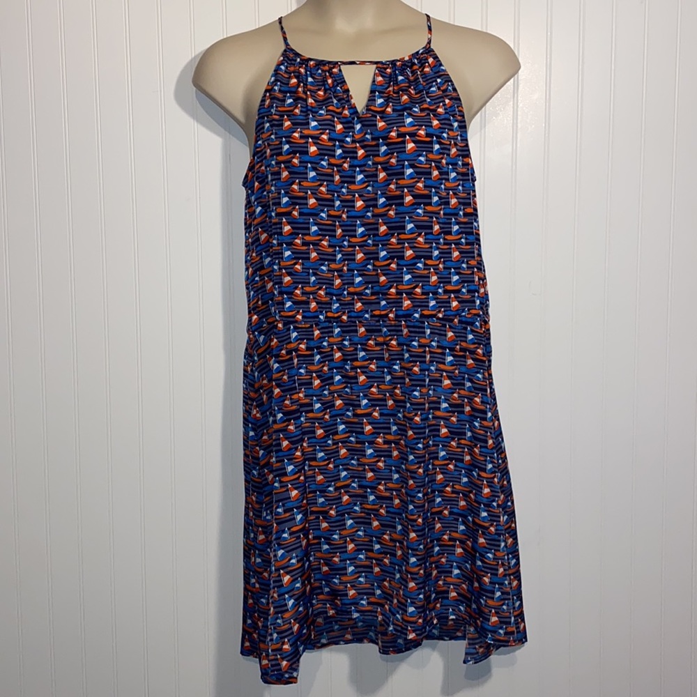 41 Hawthorn Nautical sailboat printed spring summer lightweight dress XL - Picture 3 of 11